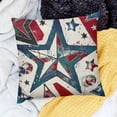 thumbnail image 2 of SHANXI Pillow Covers Stars Beads Decor USA Flag Holiday Pillow Case Decorations for Home Sofa Couch 20x20in, 2 of 5