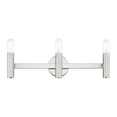 thumbnail image 3 of Livex Lighting Copenhagen 3-Light Metal Bath Vanity Sconce in Polished Chrome, 3 of 10