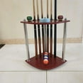 thumbnail image 2 of LOVIVER Billiard Pool Rack Corner Holder Floor Stand Rod Organizer Freestanding Storage, 2 of 8