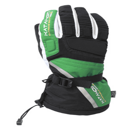 KATAHDIN GEAR CYCLONE SNOWMOBILE GLOVE, GREEN-XL
