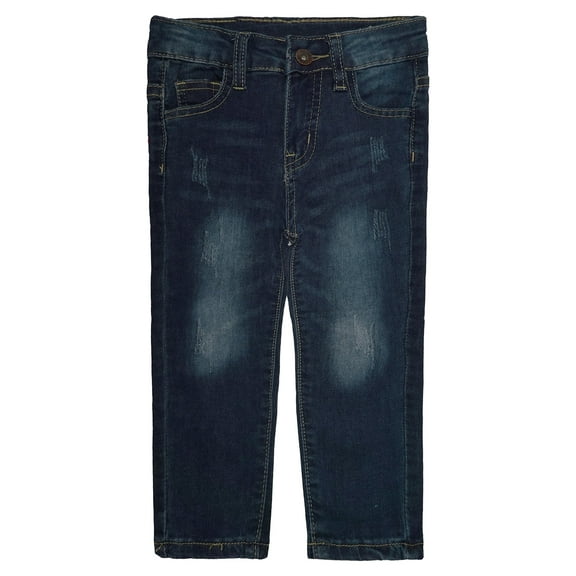 KIDSCOOL SPACE Baby Girls Boys Jeans,Elastic Band Inside Ripped Stretchy Soft Thin Summer Denim Slim Pants