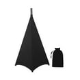 thumbnail image 5 of Colcolo DJ Light Speaker Stand Cover Height Adjustable for Party Home Theater Events Black 3 Sides, 5 of 8