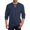 Navy, variant on Swuxness Mens Print Long Sleeve Round Neck Tee Casual Stylish Breathable Soft Comfortable Shirt