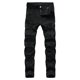 thumbnail image 1 of Pantalones vaqueros rectos de algodón con agujeros rasgados para hombre de Honeeladyy, pantalones largos, pantalones de trabajo para hombre, 1 of 8
