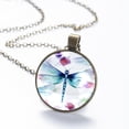 thumbnail image 6 of Dragonfly Necklace Personalized Custom Photo Round Pendant Adjustable Stainless Steel Necklaces with Gift Box for Men Women Mothers Valentine's Jewelry Gift, 6 of 6