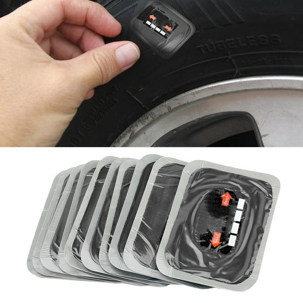 CREA Kit de réparation de pneus de voiture outils de bouchon de crevaison  d'urgence de