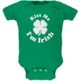 thumbnail image 1 of St. Patricks Day - Embrasse-moi, je suis irlandais Kelly Green Soft Body bébé, 1 of 1