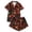 160-Red, variant on Womens Pajamas Set Satin 2 Pcs Graphic Printed Short Sleeve Sleepwear Button Down Pjs Collar Gothic Sleepwear with Pockets Soft Comfy Loungewear