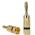 thumbnail image 2 of General Electric GE AV22638 Premium Banana Plug Speaker Wire Connectors, 2 of 5
