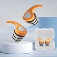 thumbnail image 1 of Tapones de silicona con reducción de ruido, reutilizables, impermeables, para protección auditiva, tapones antirruido para viajes, trabajo, dormir y nadar, 1 of 9