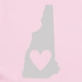 thumbnail image 2 of CafePress - Heart New Hampshire Infant Bodysuit - Baby Light Bodysuit, Size Newborn - 24 Months, 2 of 4
