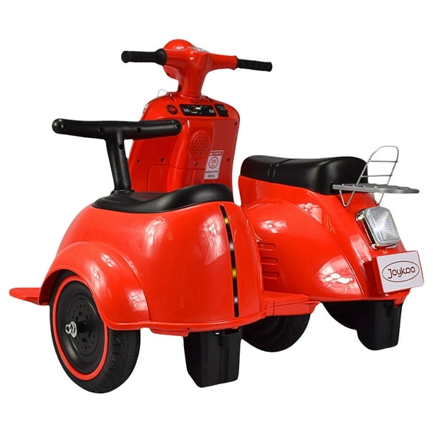 Motocicleta Montable Eléctrica JOYKOO Doble Asiento Sonido Luz Led