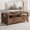 Brown, variant on EastVita 47inch Farmhouse Coffee Table with Drawers Rustic Coffee Table Wood Center Table Easy Assembly Living Room Table for Office Parlor Reading Room - White