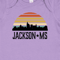 thumbnail image 4 of Inktastic Jackson Mississippi Skyline Retro Boys or Girls Baby Bodysuit, 4 of 5