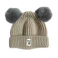 thumbnail image 2 of Cute Baby Winter Warm Wool Ball Knitted Beanies Caps Hats, 2 of 2