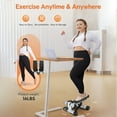 thumbnail image 6 of Hydraulic Stair Stepper - 330LBS Capacity with Resistance Bands and LCD Monitor, 6 of 10