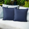 thumbnail image 1 of 2-Pack Indoor/Outdoor Decorative Pillows, Blue 18" x 18", 1 of 3