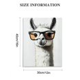 thumbnail image 3 of Patifu Llama Canvas Wall Art Living Room Bedroom Home Office Decor 12x16 in, 3 of 5