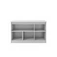 thumbnail image 4 of Viennese 2.0 Wood Buffet Stand with Mirros & 5 Shelves in White Gloss, 4 of 7