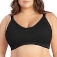 thumbnail image 2 of Erika Wire-Free Full Bust Bralette, Black, 40DDD, 2 of 5