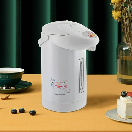 3L/0.79 Gal Portable Kettle, Tabletop 750W Electric Hot Water Boiler Thermos Pot for Restaurants, Living Rooms 110V