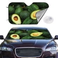 thumbnail image 2 of Balery Fresh Avocados Print Car Windshield Sun Shade,Windshield Sunshade for Car Pickup Truck SUV Accessories-Medium, 2 of 7