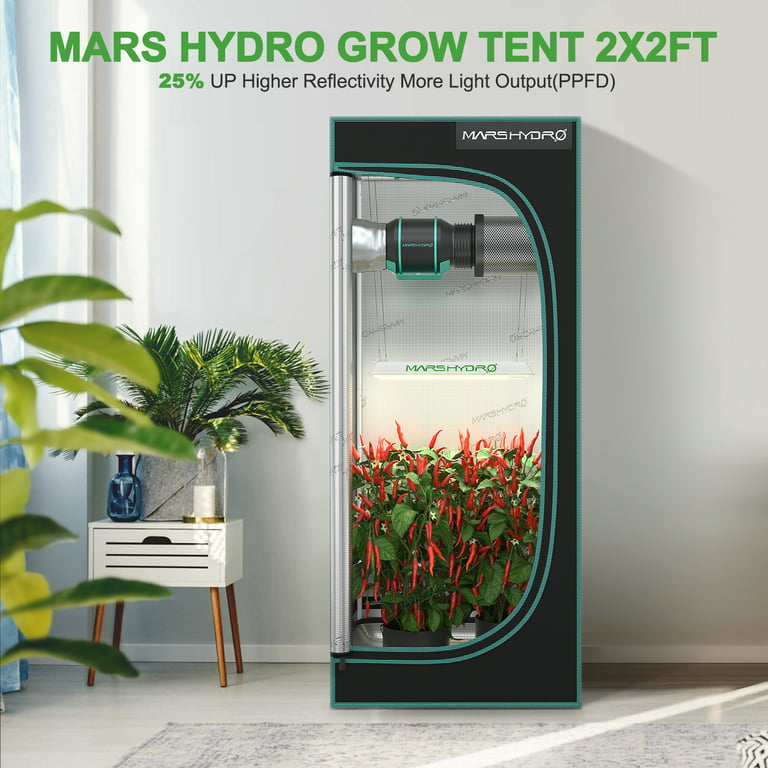Materialisme Es eksistens Mars Hydro TS 600 LED Grow Light for Indoor Plant Full Spectrum IR Grow Lamp  Veg Hydroponics Plants - Walmart.com