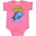 thumbnail image 3 of Inktastic Daddy's Fishing Buddy (blue) Boys or Girls Baby Bodysuit, 3 of 5