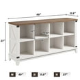 thumbnail image 2 of EnHomee 8 Cube Storage Organizer for Bedroom Cube Organizer White 49"W*27"H*11.8"D, 2 of 8