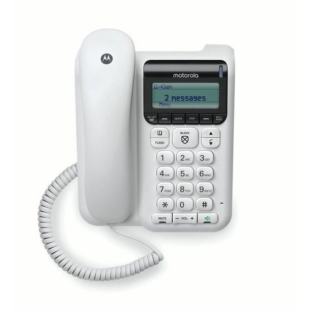 Motorola Corded Phone, Answering Machine