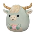 thumbnail image 4 of Squishmallows Official 5 inch Armie the Pale Blue Bison With Pink Flower - Child's Ultra Soft Plush Toy, 4 of 7