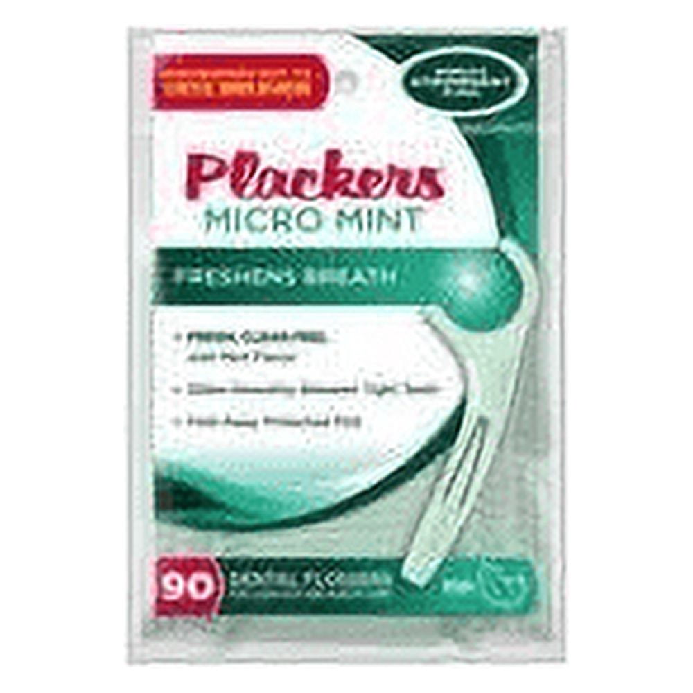Plackers Dental Flossers Micro Mint 90 Ct, 9-Pack