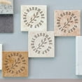 thumbnail image 6 of Circular Text Soap Stamp Leaf Soap Embossing Stamp with Handle Clear Acrylic Soap Stamps Personalized Square Stamp, 6 of 6