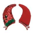 thumbnail image 4 of Unique Bargains 1 Pair Christmas Hair Clips Santa Hat Hairdo Clip for Christmas 2.17"x1.18"x3.54" Red, 4 of 6