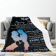 thumbnail image 2 of LHSHID Blanket Gifts to My Husband Birthday Gift for Husband Gifts for Husband from Wife Blanket Anniversary Birthday Gifts for Him Husband Husband Gifts from Wife to My Husband Blanket 30"x40", 2 of 9
