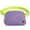 Purple, variant on TINYAT Fanny Pack for Women 3 Zipper Pockets Waist Bag Waterproof Belt Bag Purse for Walking Shopping