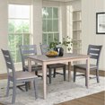 thumbnail image 2 of 30x48 Wood Dining Table with 4 Chairs, 2 of 4