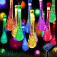 thumbnail image 1 of FlkwoH Guirnalda de Luces Solares Jardín Exterior, 100 LED 12M Bolas de Cristal Luces Solares Impermeables, 8 Modos Guirnaldas de Luces Solares, Luces Solares Decoración para Jardín, Patio, Bodas, Fiestas, Navidad, 1 of 5