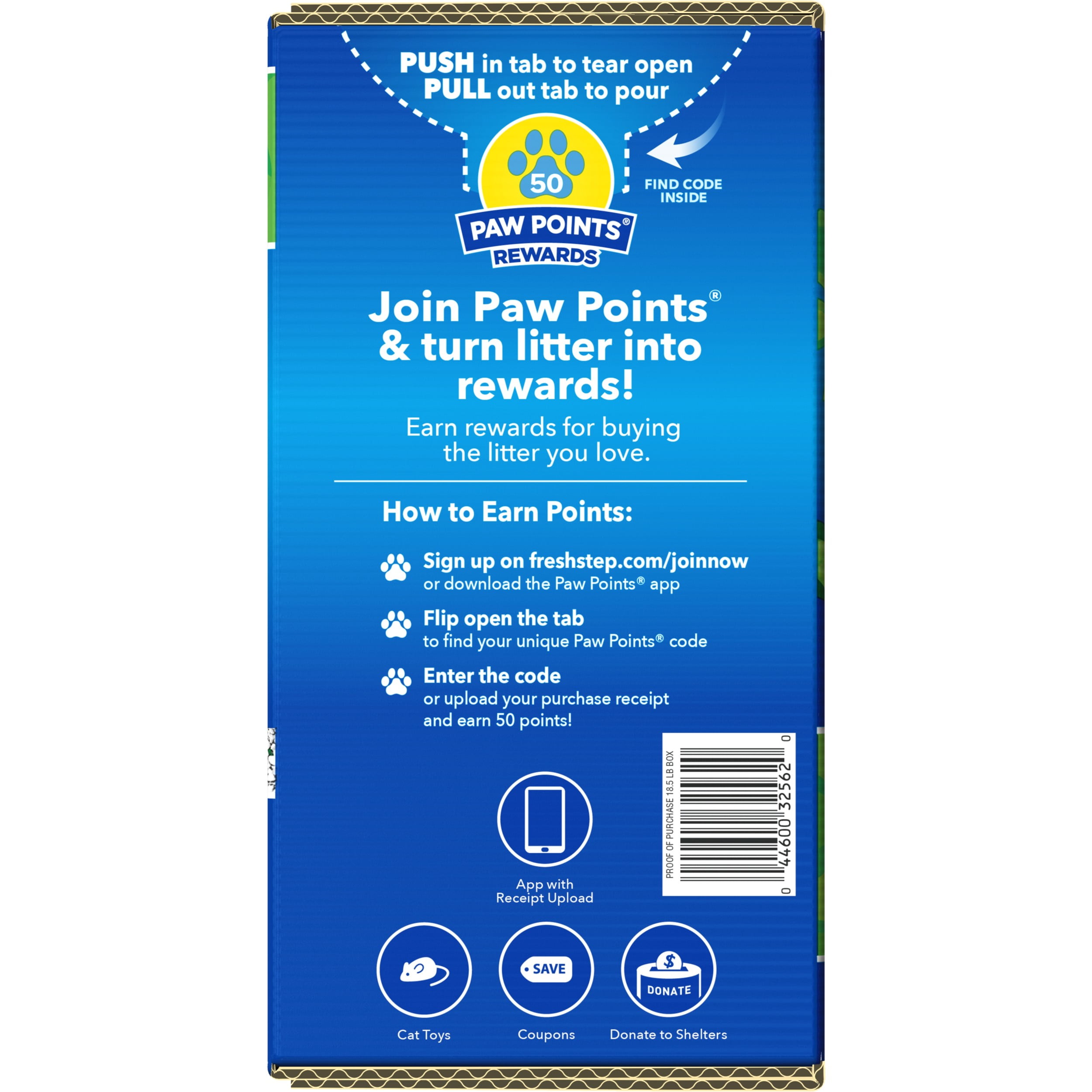 Fresh Step Advanced Clumping Cat Litter, Gain Scent, 99.9% Dust-Free, 2 Pack of 18.5 lb Boxes