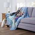 thumbnail image 4 of The Northwest 1DPR-23600-0003-OOF 50 x 60 in. Disney Princesses Frozen Poster Silk Touch Throw Blanket, 4 of 5