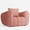 Pink, variant on Oversized Bean Bag Chair, Ultra Soft Lazy Floor Sofa with Pillows and Armrests, No Assembly, Cozy Single Cloud Couch for Living Room, Bedroom Apartment, Gray