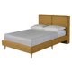 thumbnail image 4 of Base de Cama Matrimonial Makora Luma Mostaza Tapizada en Tela Tipo Lino (No Incluye Colchón), 4 of 9