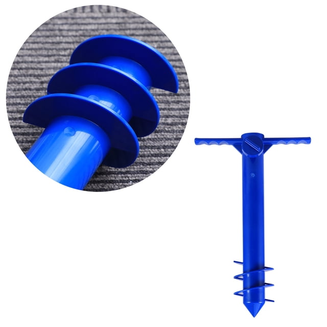 OULII 1Pcs Ancre de Fourche de Sable pour Parasol de Plage avec Vis de Serrage pour Plage