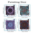 thumbnail image 7 of Ueasy 5D DIY Diamond Painting Set Decorating Cabinet Table Stickers Crystal Rhinestone Diamond Embroidery Paintings Pictures For Study Room, Flower Painting. (25X25CM/9.8X9.8inch) 4 Pack, 7 of 7