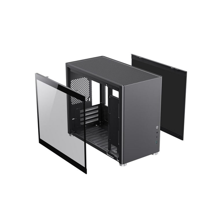 GAMEMAX Black Steel/Tempered Glass USB3.0/ Type C Micro ATX Tower Spark  Computer Case w/ Dual Tempered Glass Side Panel 