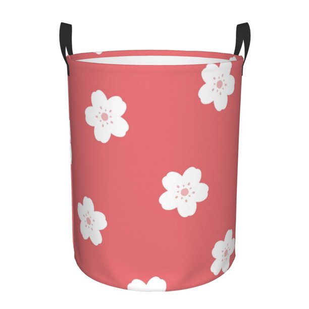 ZNDUO Round Laundry Basket, Waterproof Collapsible Laundry Baskets with