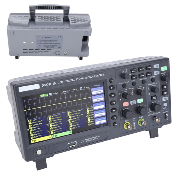 Osciloscopio De Medición De Almacenamiento Digital DSO2C15, Ancho De Banda De 150MHZ, 2 Canales, Muestreo De Doble Canal 1GSa/s