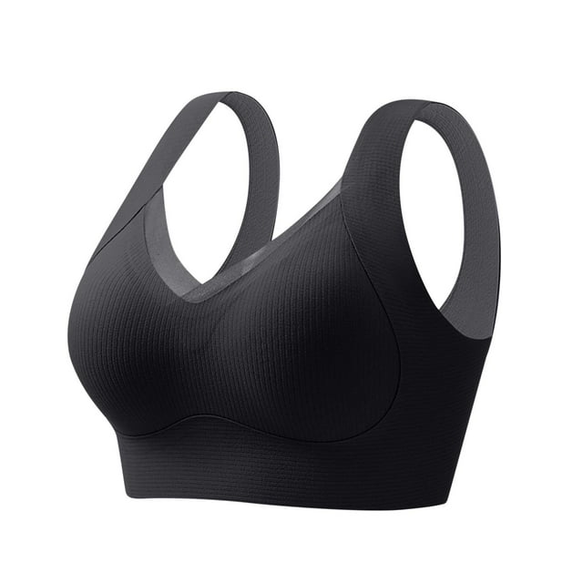 Timegard Womens Push up Bras Seamless No Underwire Full Coverage Comfortable Compression Everyday Bras