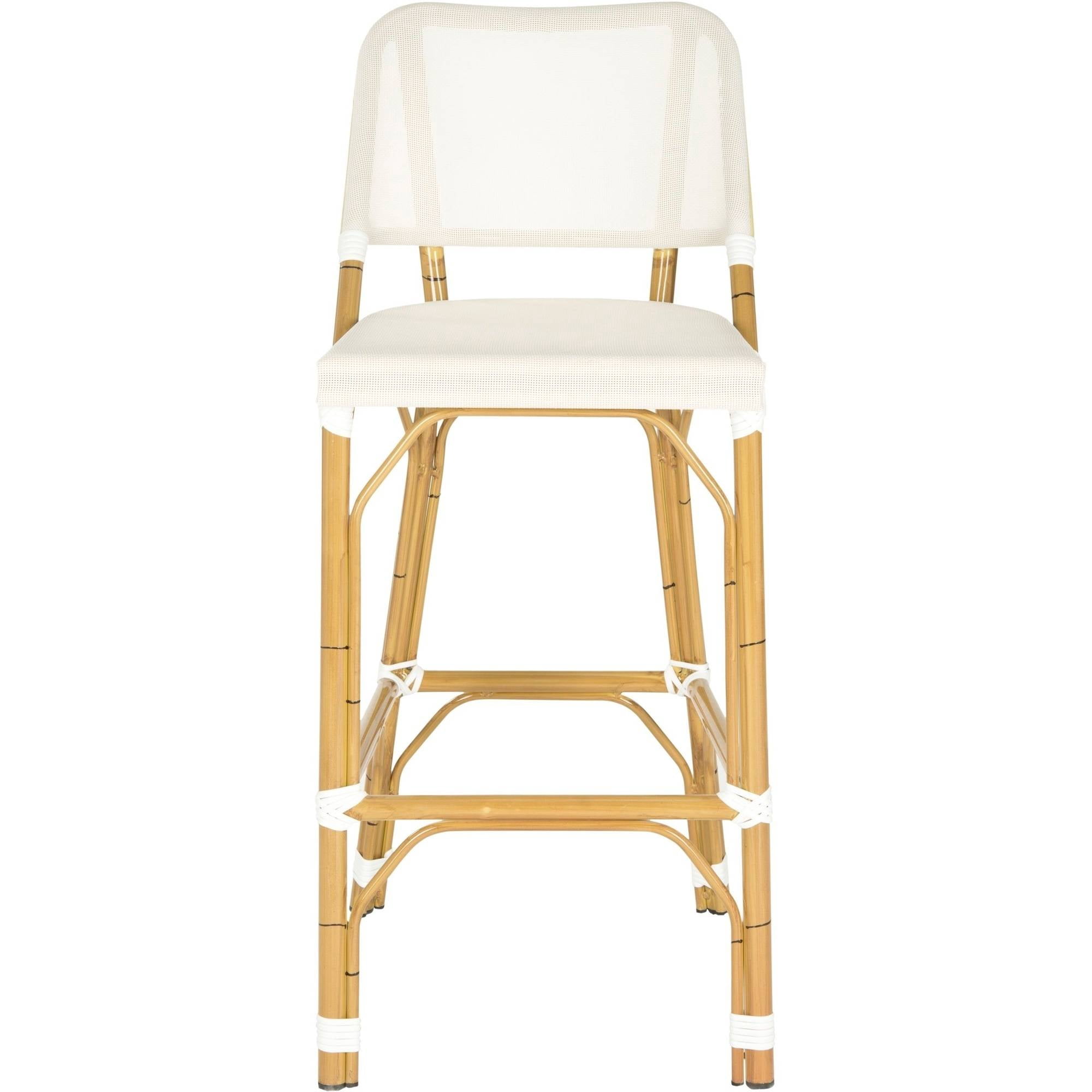 Safavieh Deltana Wicker Indoor-Outdoor Barstool