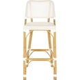 thumbnail image 2 of Safavieh Deltana Wicker Indoor-Outdoor Barstool, 2 of 6